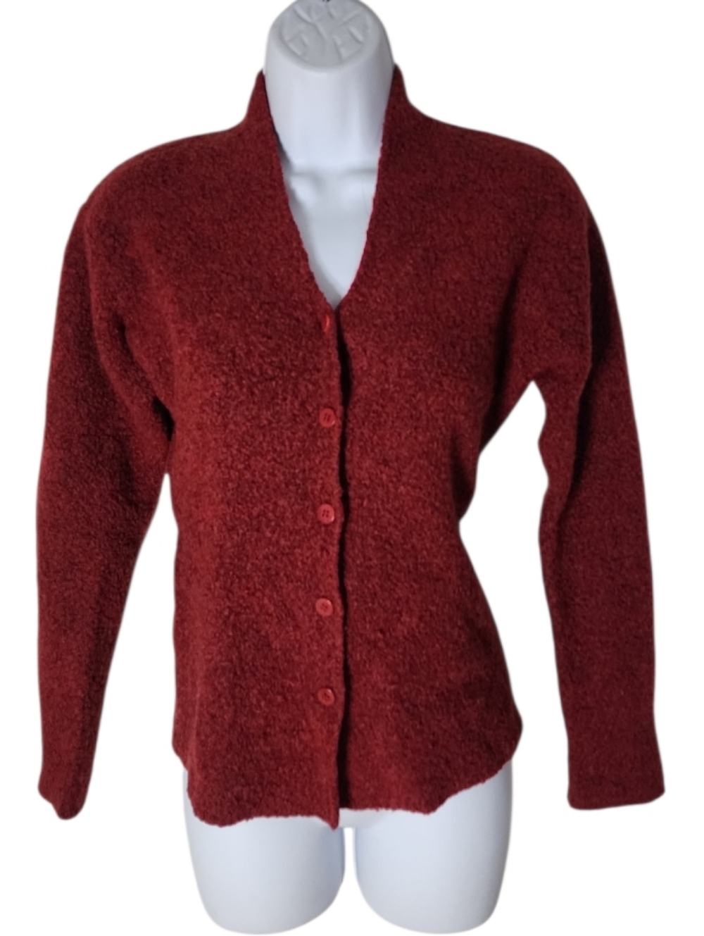 Eileen Fisher Wool-Cashmere Knit Cardigan Sweater Women's Medium - Picture 2 of 8